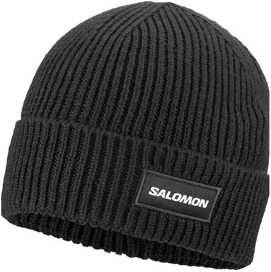 Beanie Herren Strickmütze in Schwarz