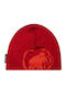 Men's Fleece Knitted Beanie in Red Colour