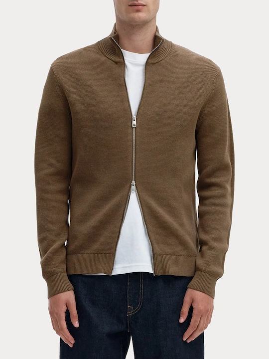 Selected Cardigan bărbătesc tricotat Morel