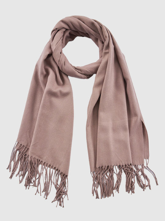 Verde Damen Wollschal Rosa
