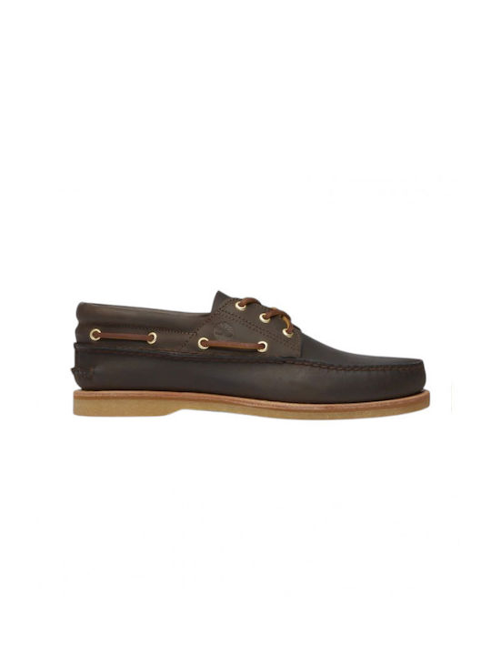 Herren Bootsschuhe in Braune Farbe