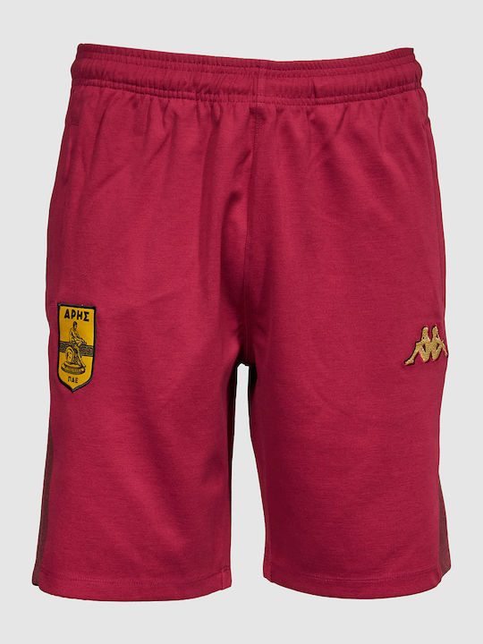 Alozip 8 Sports Men's Shorts Relaxed Fit Burgundy 1076530018-BURGUNDY