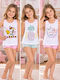 Onurel Kids Undershirts Set 3 Pieces Multicolour