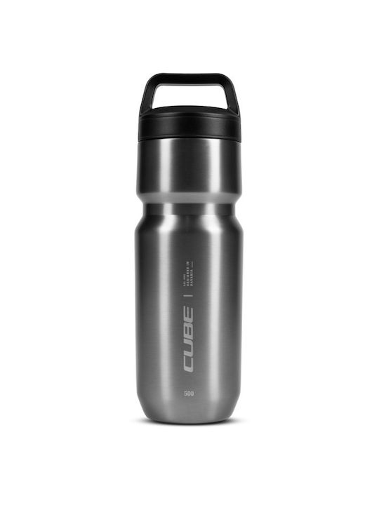 CUBE Παγούρι Ανοξείδωτο 500ml Γκρι CUBE Παγούρι Ανοξείδωτο 500ml Γκρι