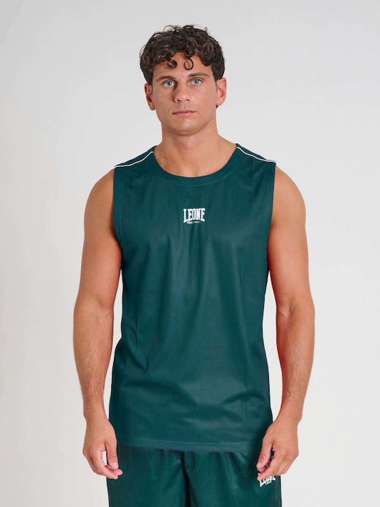 Leone 1947 Männer Kampfkunst Ärmellose Kampfsportshirt ABX326 Grüne