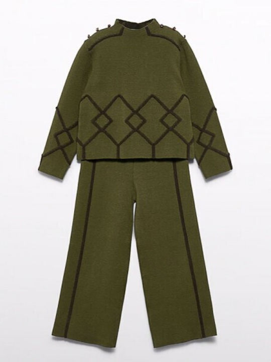 Kinderbekleidungsset mit Hosen 2 Stück Avocado