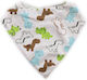 Lorelli Dino Fabric Bandana with Hoop & Loop Fa...