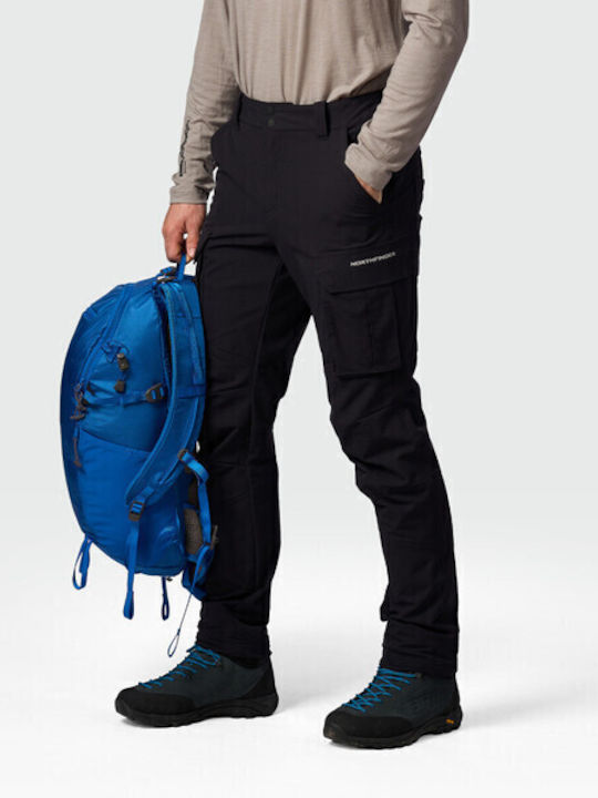 Northfinder Cargo Pantaloni Lungi de Drumeție pentru Bărbați Negru