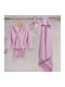 Nef-Nef Homeware Kids Bathrobe Ballerine World Lilac Hooded