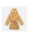 Nef-Nef Homeware Kids Bathrobe Wild Company Yellow Hooded