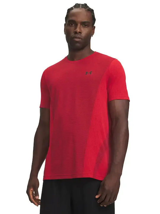 Under Armour Vanish Seamless Блуза С Къс Ръкав Червена