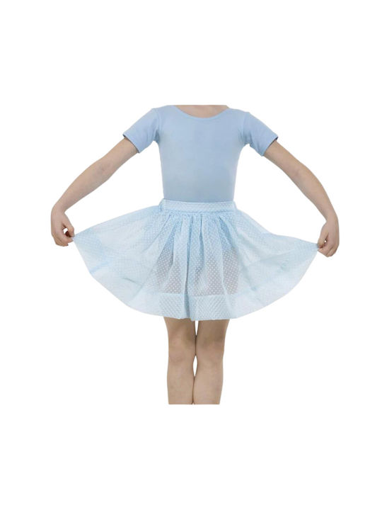 Plié Children's Ballet Skirt Light Blue Rad Voile Plc4004