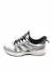 Waterproof Kids Sports Shoes Running with Hook & Loop Closure Silver