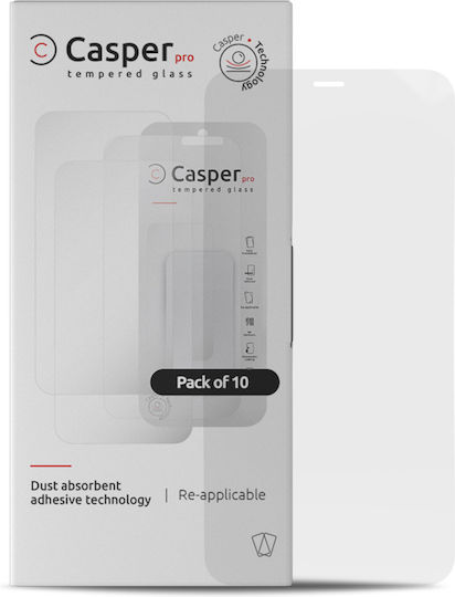 Casper Pro Gehärtetes Glas Für iPhone Xs Max 11 Pro Max 10 Stück Klare