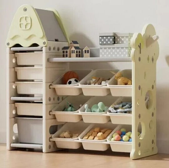 Boden Bücherregal Holz Grüne 108x44x103cm