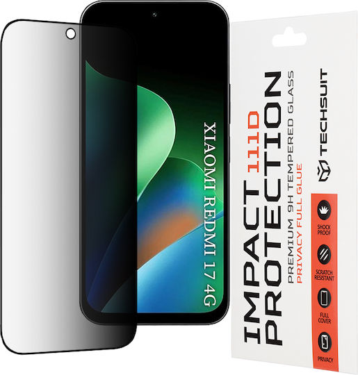 Techsuit 111d Privacy Full Glue Xiaomi Redmi 17 4g Redmi 17 5g Negru