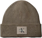 Calvin Klein Patch Beanie Men's Beanie with Rib...