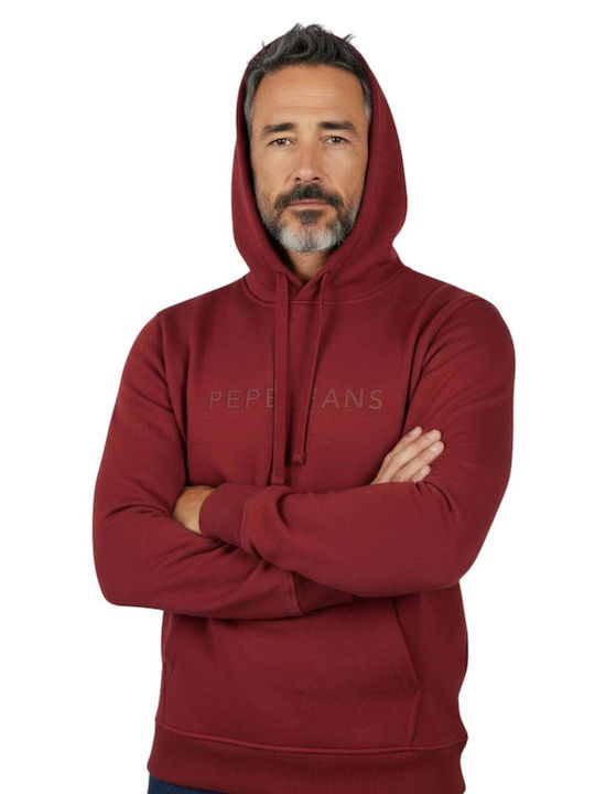 Pepe Jeans Hanorac cu glugă Burgundy