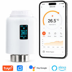 Cap De Termostat Electronic Cu Wi-Fi Pentru Calorifer 1 Bucată Cap De Termostat Electronic Cu Wi-Fi Pentru Calorifer 1 Bucată