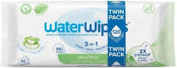 WaterWipes Sensitive Hydrating Boost 2x60τμχ
