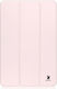 Bizon Tab Clear Matt Case Compatible Samsung Galaxy Tab S10 Fe Plus 13.1 Inch Pink