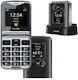 Bea-fon Fold 10 Einzeln SIM Handy mit Tasten Silbern