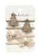 Rockahula Magical Golden Christmas Tree Elastice de păr pentru copii