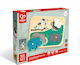 Wooden Kids Puzzle Pegged Animal Friends 5pcs Hape