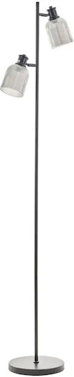 Stehlampe Mit E14 Lampenbirnensockel Schwarz
