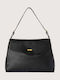 Leather Women's Shoulder Bag Black