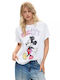 Damen T-Shirt Weiß