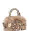 Maria Damenhandtasche Aus Fell Beige