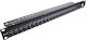 InLine Patch Panel Keystone για Rack 1U 19" 24 Θυρών Μαύρο