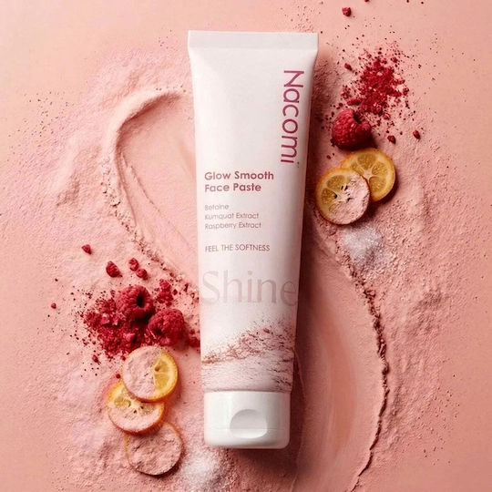 Nacomi Glow Smooth Cremă de curățare pentru față și ochi pentru strălucire 100ml