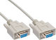Inline 20pcs Bulk-pack Inline Null Modem Cable Db9 Female To Female 5m
