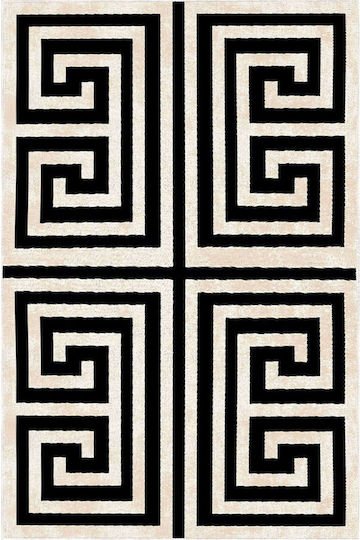 Conceptum Hypnose Els Rug Rectangular Black-White 120x180cm