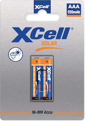 Xcell Презареждащи се Батерии AAA Ni-MH 550mAh 1.2V 2 Броя Xcell Презареждащи се Батерии AAA Ni-MH 550mAh 1.2V 2 Броя