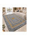 My Home Luxury Rechteckiger Zotteliger Grauer Wohnzimmer Teppich 120x180cm