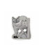 Harness Typ Weste Katzen Kleine Hunde Leine Schleife Grau