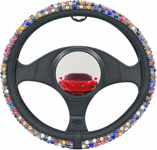 Auto Lenkradabdeckung 38cm Schwarz Bunte Dekoration