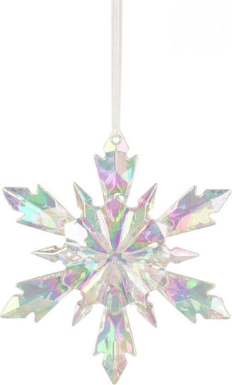 Hängendes Weihnachtsbaumschmuck Schneeflocke 11.5x13cm