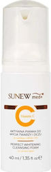 SunewMed+ Perfect Whitening Gesichtsreiniger & Make-up-Entferner & Augenreiniger mit Antioxidativer Wirkung 40ml
