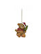 Hanging Brown Bear Ornament 5x6cm