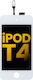 Lcd Assembly Ipod Touch 4 Premium White