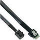 Inline 27643b Καλώδιο 24gbits Slim-sas 4i Sff-8654 Mini-sas-hd Sff-8643 100cm