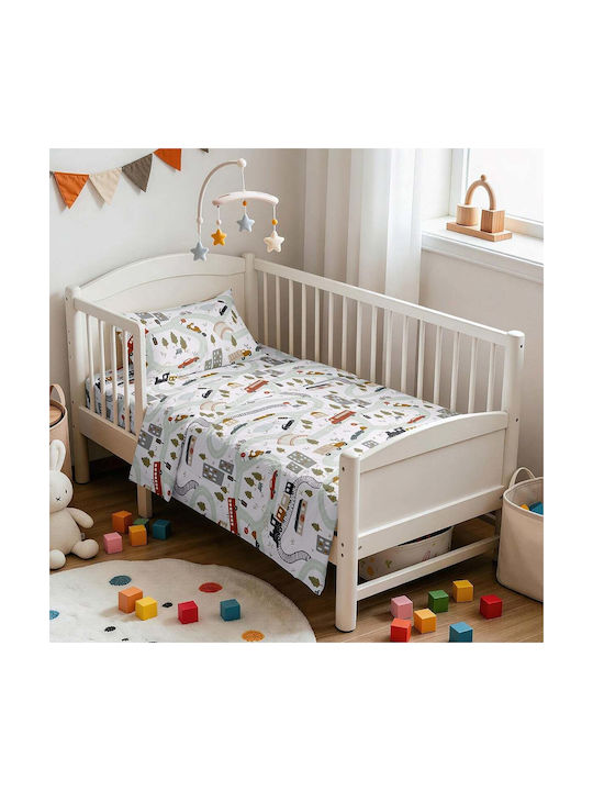 Melinen Set Baby Crib Sheets Cotton Satin Fitte...