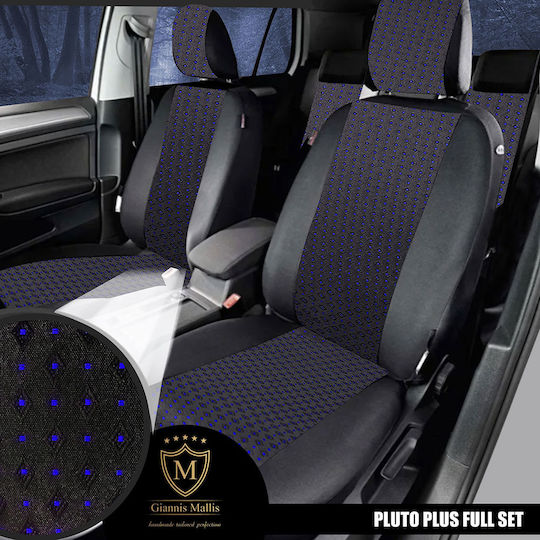 Car Seat Covers Pluto Plus Fabric Black K28