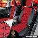 Pluto Plus Car Seat Covers Fabric Black 3 Pieces