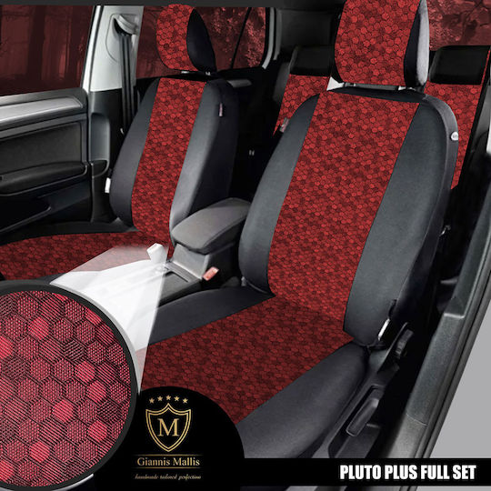 Pluto Plus Car Seat Covers Fabric Black K16