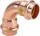 Viega Copper Pipe Elbow Profipress 15mm G 90° 345464